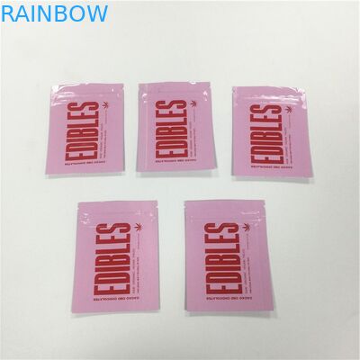 光沢のある表面によって印刷されるZiplockはアルミ ホイル薄板にされたキャンデーの粘着性の包装を袋に入れます