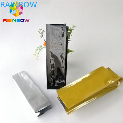 Resealableアルミ ホイルは袋12oz 16ozの側面のガセットのローストのコーヒー ティー バッグを立てます