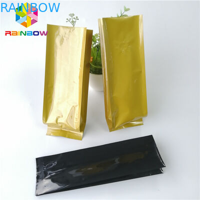 Resealableアルミ ホイルは袋12oz 16ozの側面のガセットのローストのコーヒー ティー バッグを立てます