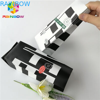 Resealableアルミ ホイルは袋12oz 16ozの側面のガセットのローストのコーヒー ティー バッグを立てます