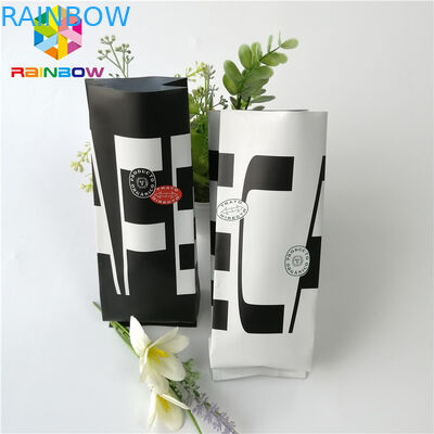 Resealableアルミ ホイルは袋12oz 16ozの側面のガセットのローストのコーヒー ティー バッグを立てます