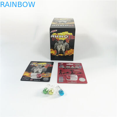 サイ包装の男性の強化の丸薬3d丸薬まめのパッキング69のシリーズのまめカード