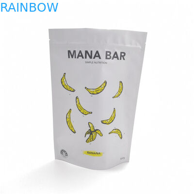 白い無光沢はジッパーによってカスタマイズされる袋袋のResealable食糧安全な等級を立てます