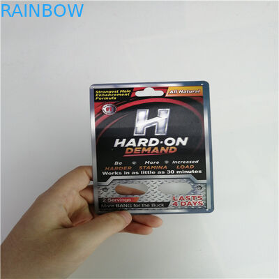 男性の強化の丸薬はカード パッキング習慣によって印刷されるサイ69の性の丸薬3Dカードに水ぶくれが生じます