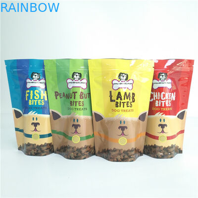 犬の御馳走貯蔵のペット フード袋の薄板にされたプラスチック再使用可能な真空の有機性袋