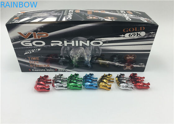 3Dホログラムの効果の丸薬まめカード包装のサイ69の容器の弾丸の耐久財