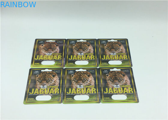 印刷FX 35000のまめカード3d効果を包む男性の強化の丸薬はカードを挿入します