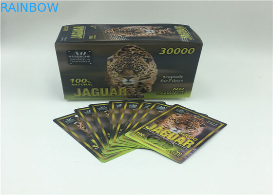 FXを包む黒いまめカード男性の強化の丸薬のための35000のシリーズ表示紙箱