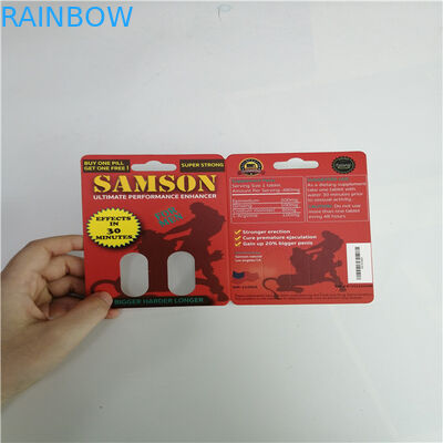 女性の増強物の丸薬まめカード金のカプセルのびんのための包装のマンバのBurro 30000