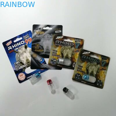 性の強化のサイ69の丸薬パックを包むPowfulの人の性力の薬のまめカード