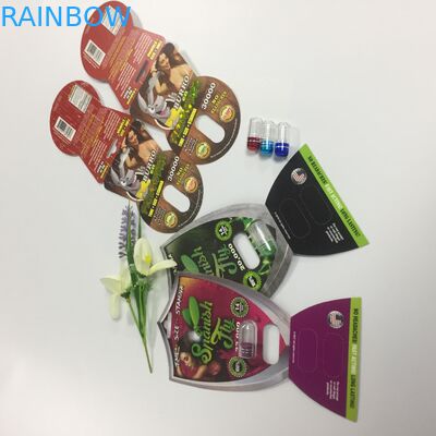 サイ69のカプセルの丸薬まめカードをカスタマイズされるプラスチック3d性の丸薬パッキングと決め付けて下さい