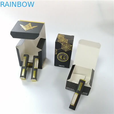 着色された印刷された折るペーパーEのタバコの煙の油壷を包む子供の証拠のギフト用の箱