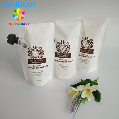 再使用可能な液体は口の袋の包装のベビーフードのパッキング圧搾袋を立てます