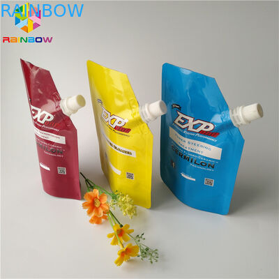 再使用可能な液体は口の袋の包装のベビーフードのパッキング圧搾袋を立てます