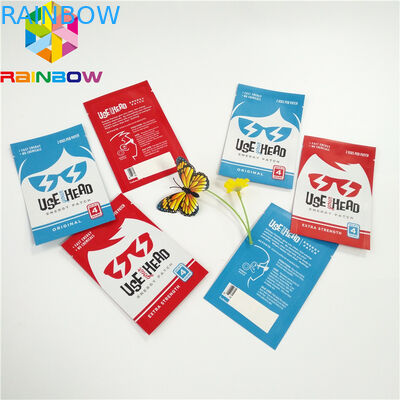 プラスチック マイラーの平らな包みのアルミ ホイル袋は破損のノッチが付いている顔のマスクの袋を薄板にしました