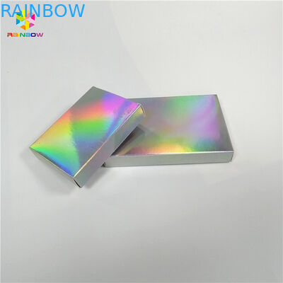 ギフトのための化粧品のレーザー光線写真レーザーを包むカスタマイズされた印刷されたきらめきの紙箱