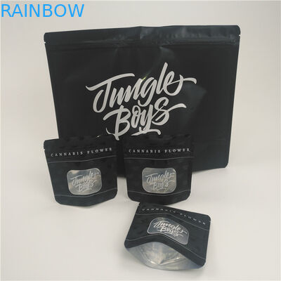 マイラー ホイルのChildproofジップ ロック式袋を包む習慣によって印刷される無光沢の草の香