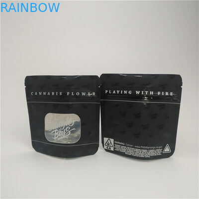 マイラーの無光沢の黒いアルミ ホイルは袋の医学のタバコの葉の包装を立てます