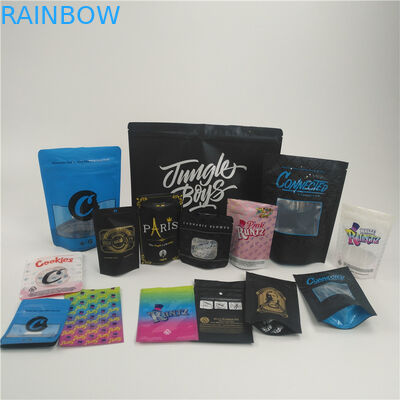 Childproof Ziplocke Stoneyパッチ袋3.5gを包む証拠の草の香をかいで下さい