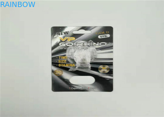 男性の性の性能の高める丸薬はカード包装のサイ99 50k 150k 3dの効果カードに水ぶくれが生じます