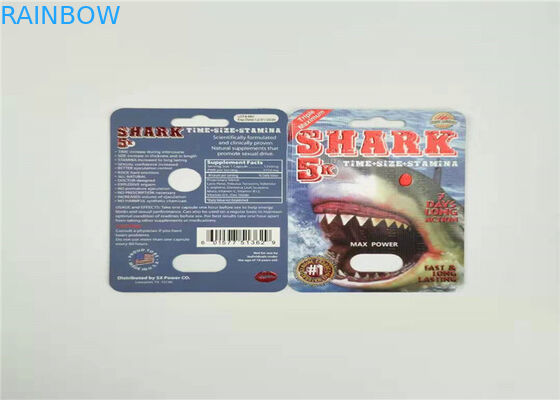 Ecoのディスプレイ・ケースが付いている友好的なプラスチック包装の包装のホログラム ホイルの大きい男の子6Xの紙カード