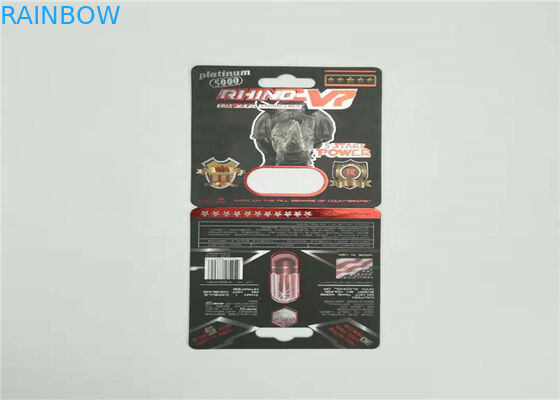 Ecoのディスプレイ・ケースが付いている友好的なプラスチック包装の包装のホログラム ホイルの大きい男の子6Xの紙カード