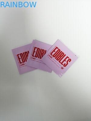 Gummiesの花の包装のためのプラスチック マイラーのジップ ロック式の臭いの証拠の雑草袋3.5/7グラムの