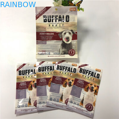 再使用可能なZiplockが付いている安全なプラスチック食糧パッキング袋の犬/猫/カメ/魚食糧袋