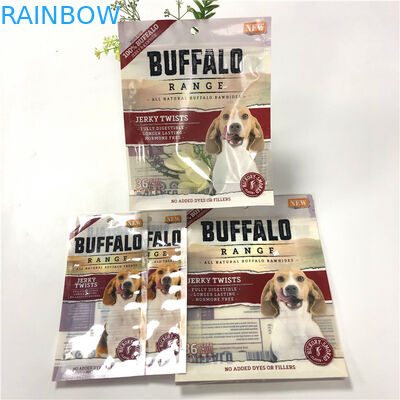 強いシーリング臭いの証拠のペット フード袋の紫外線ロゴは容易な開始破損のノッチと印刷しました