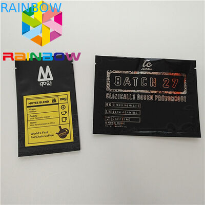 Kratonシリーズ平底袋、麻粘着性キャンデーの雑草のための3つの側面の袋袋