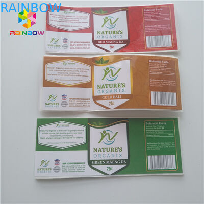 点滴器の収縮の袖は薬剤のステッカーのガラスびんをステロイドのためのガラス30mlびんと分類します