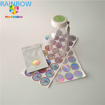 びん/瓶の収縮の袖は3dレーザーのレーザー光線写真ホログラムのステッカーのあたりで分類します