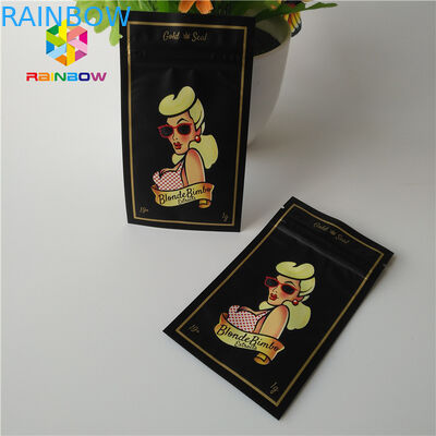 Resealable注文のZiplockは1Gマイラーの袋の臭いの証拠CBDの麻の雑草の包装を袋に入れます