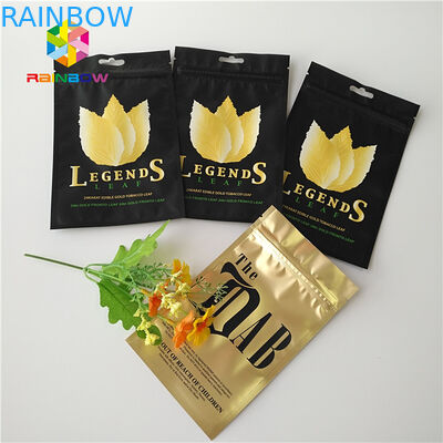 印刷される習慣は袋ホイルのマイラーのプラスチック ジップ ロック式のタバコ管袋のハーブの使用法を立てます
