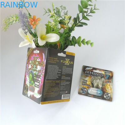 カスタマイズされた3Dプラスチック包装の包装の人の性の性能の強化の丸薬は水ぶくれが生じます