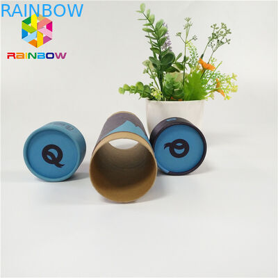 合成緑茶の薬のタブレットの包装はカスタマイズされるペーパー管のロゴを押上ます