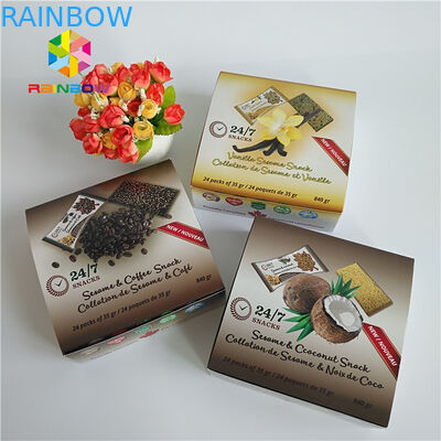 長方形の化粧品のまつげのブラシの美顔術のマスクのための折るホログラム ペーパー包装箱