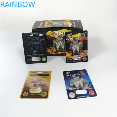 性の強化の丸薬まめカード粉の性のカプセルのパックのための包装のサイ シリーズ