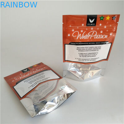 Resealableアルミ ホイルのジッパー ロック袋の食糧湿気防止の3 -密封される側面