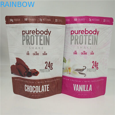 プラスチック コーヒー チョコレート ミルクの粉の袋を包むCMYK色の軽食袋