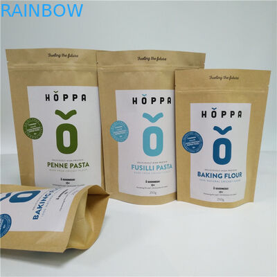 食糧粉のための貯蔵によってカスタマイズされる紙袋のアルミ ホイルのZiplock 120-180ミクロン