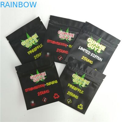 臭いの証拠側面のシールの種のパックの磨き粉の無光沢のマイラー化粧品の包装袋3のホイル