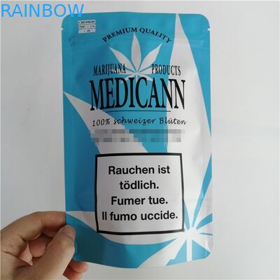 アルミ ホイルのジッパー ロックが立つマイラーは習慣によって印刷される生物分解性の耐久財を袋に入れます