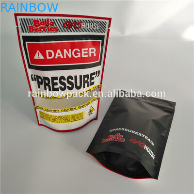 Childproof Ziplocke Stoneyパッチ袋3.5gを包む証拠の草の香をかいで下さい