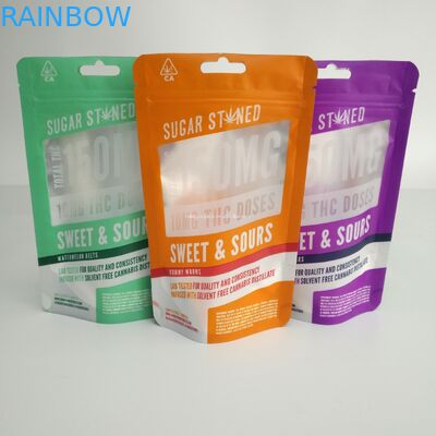 Childproof Ziplocke Stoneyパッチ袋3.5gを包む証拠の草の香をかいで下さい