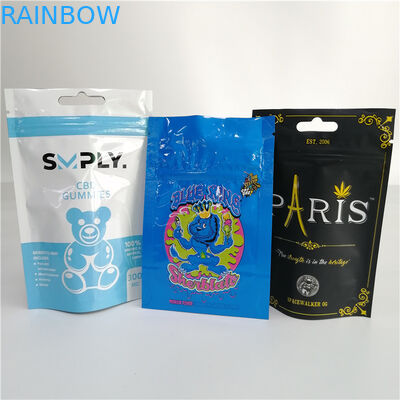 グラビア印刷の印刷は袋に入れますSherbinskis Bacio Gelatoの雑草の葉のための臭いの証拠を立ちます