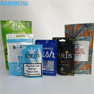 食糧/ドライ フルーツのための袋のResealable生物分解性を包むプラスチック ジップ ロック式のティーバッグ