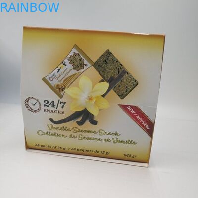 Ecoのキャンデーのエネルギー バーのための友好的な紙箱の包装のボール紙の反対のディスプレイ・ケース