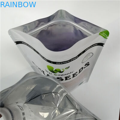 臭いの証拠の軽食袋の前部霧深いWindowsの包装のクッキーのこね粉のパフの袋