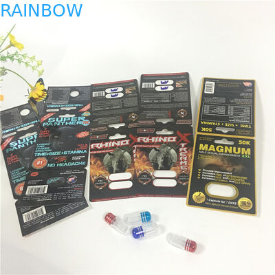 人の性のペーパーまめカードびんが付いている包装のBurro 30000の60000単一の二重穴